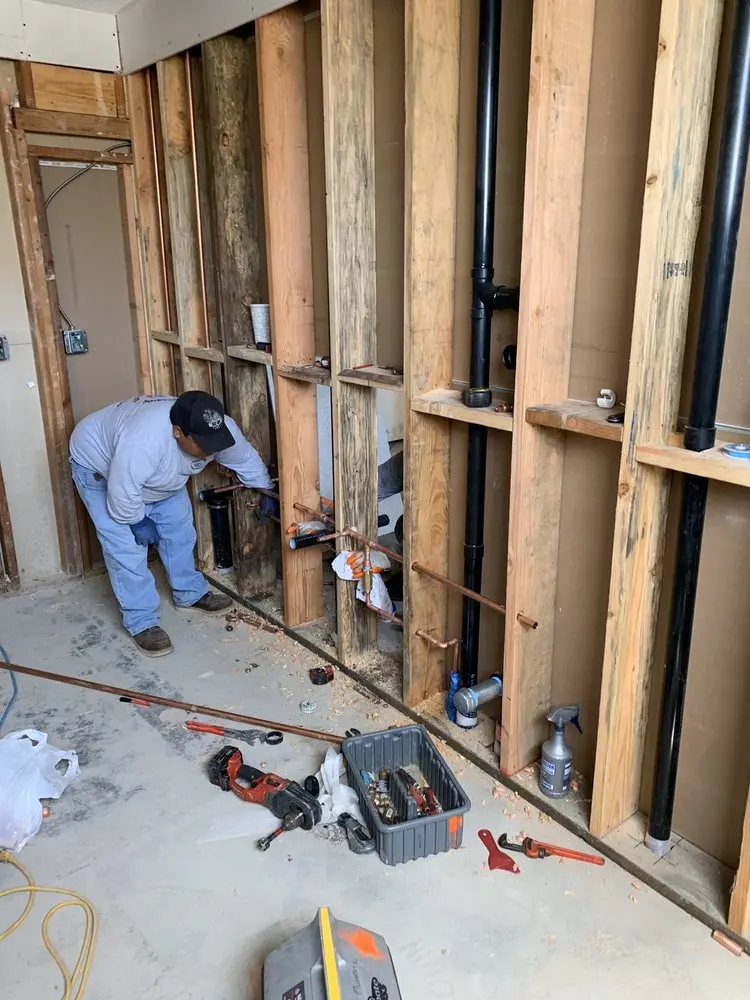 Commercial rough-in plumbing for Water Heater Replacement in Downtown Hemet